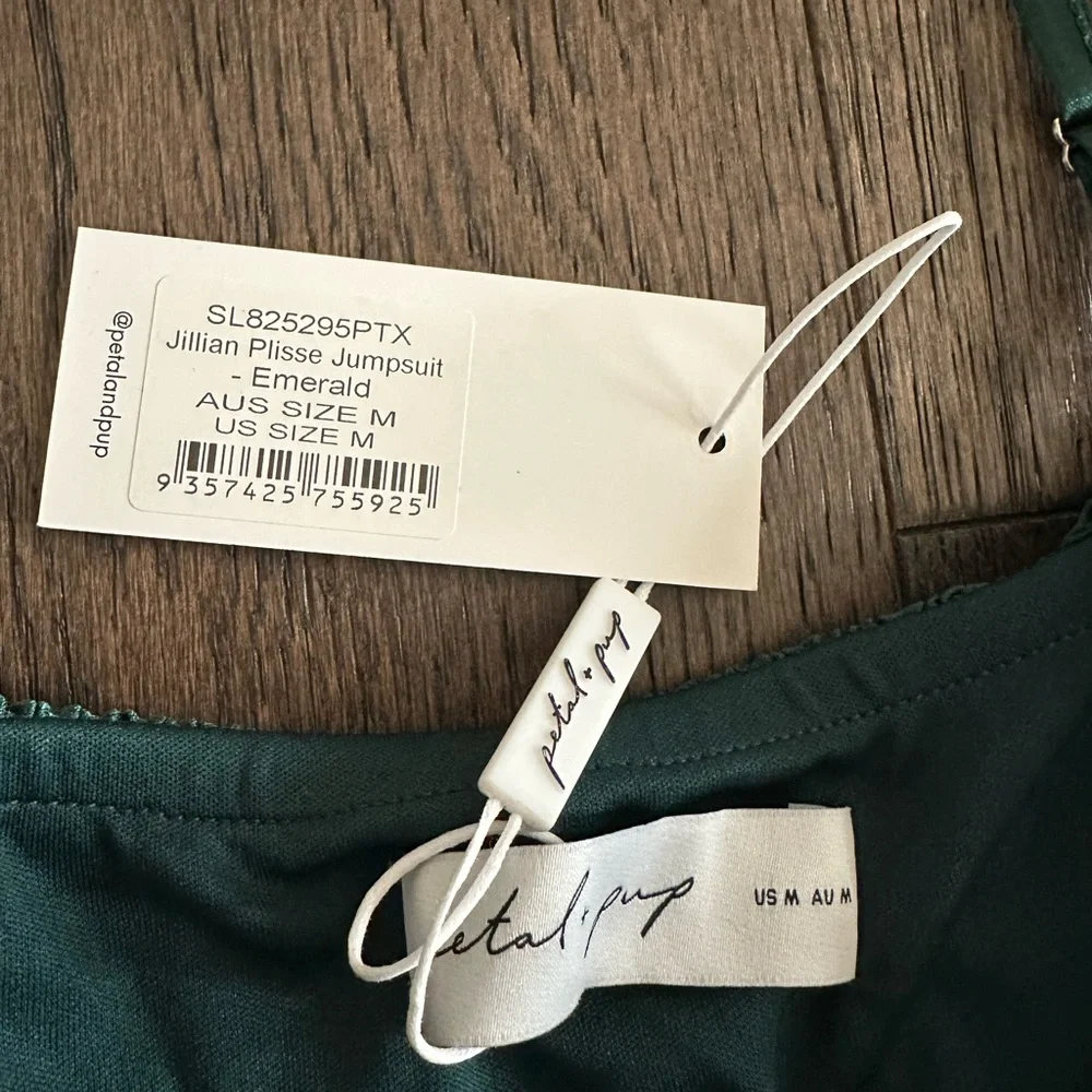 Petal & Pup Jillian Plisse Jumpsuit - Picture 7 of 8